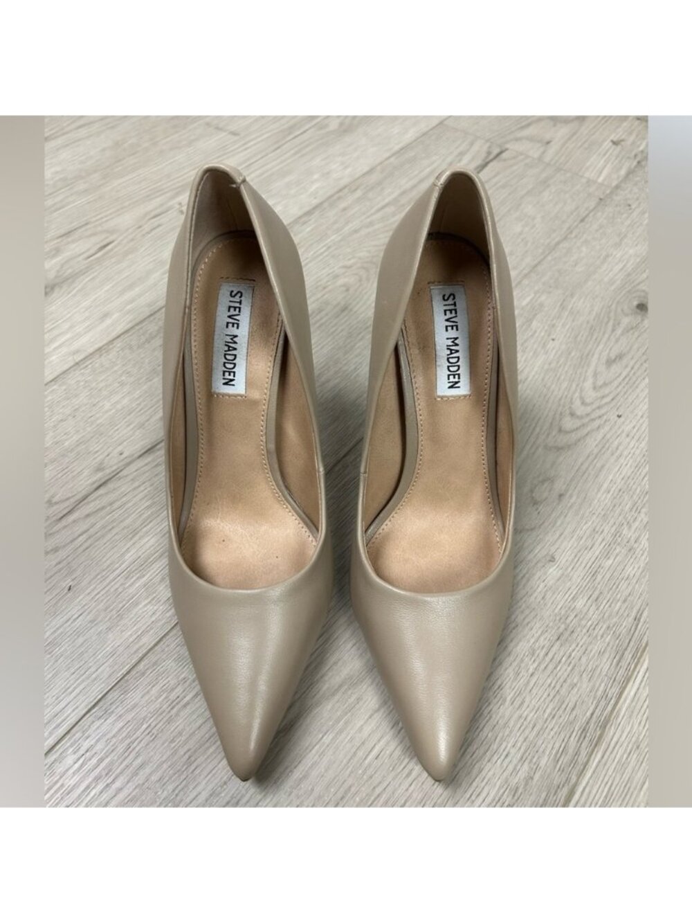 Steve Madden Vala Nude Stilettos